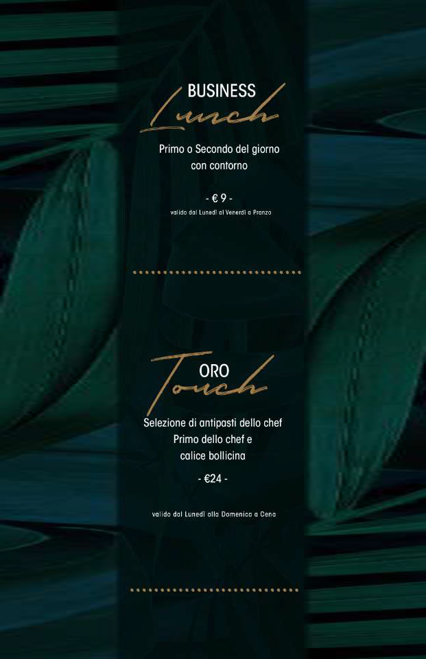 menu bistrot - 03 - Oro bistrot ad aprilia